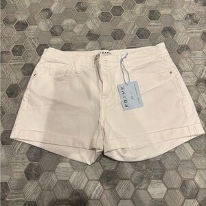 Frame Denim Women's Cream Jean Shorts